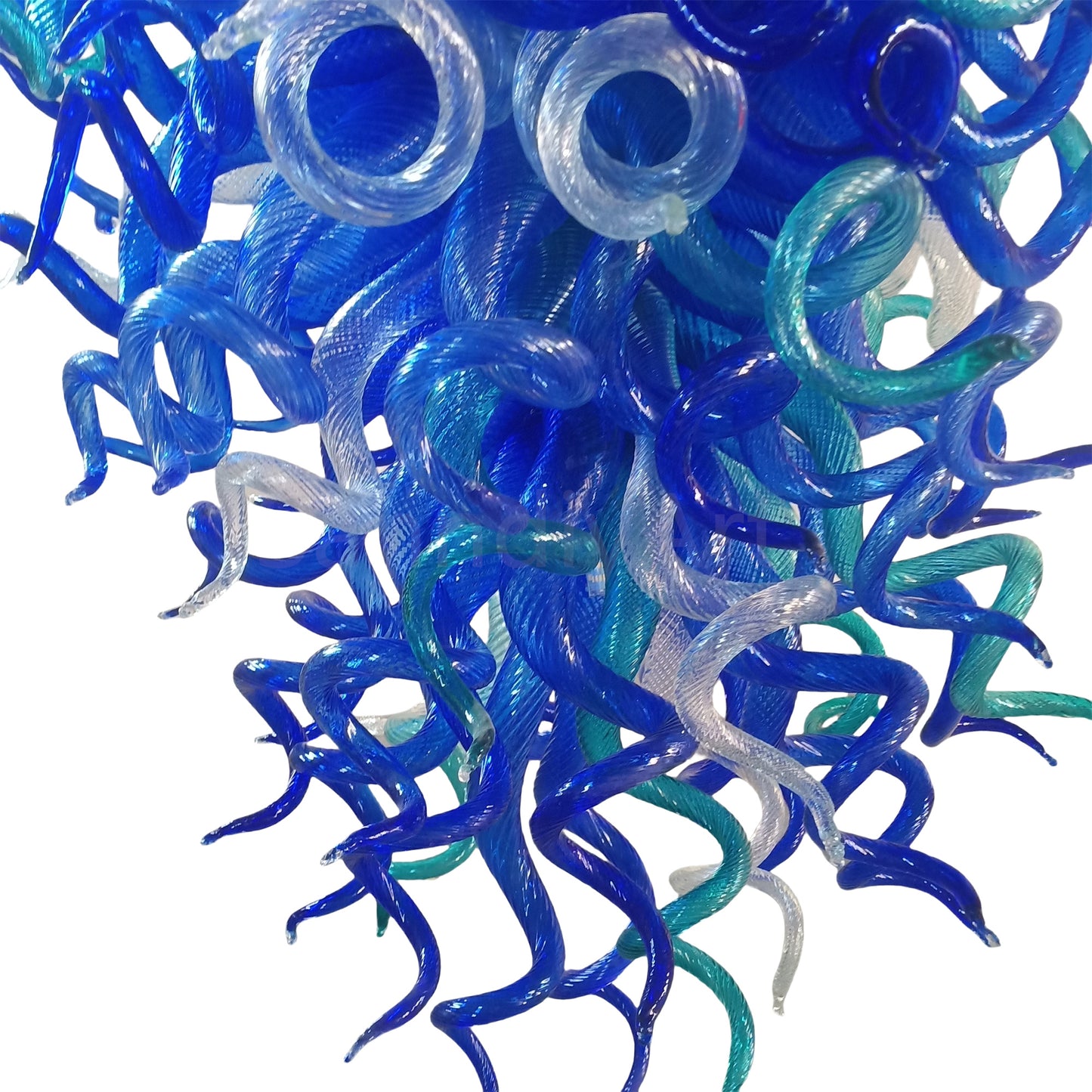 Hand made custom glass pendant lamp art unique design