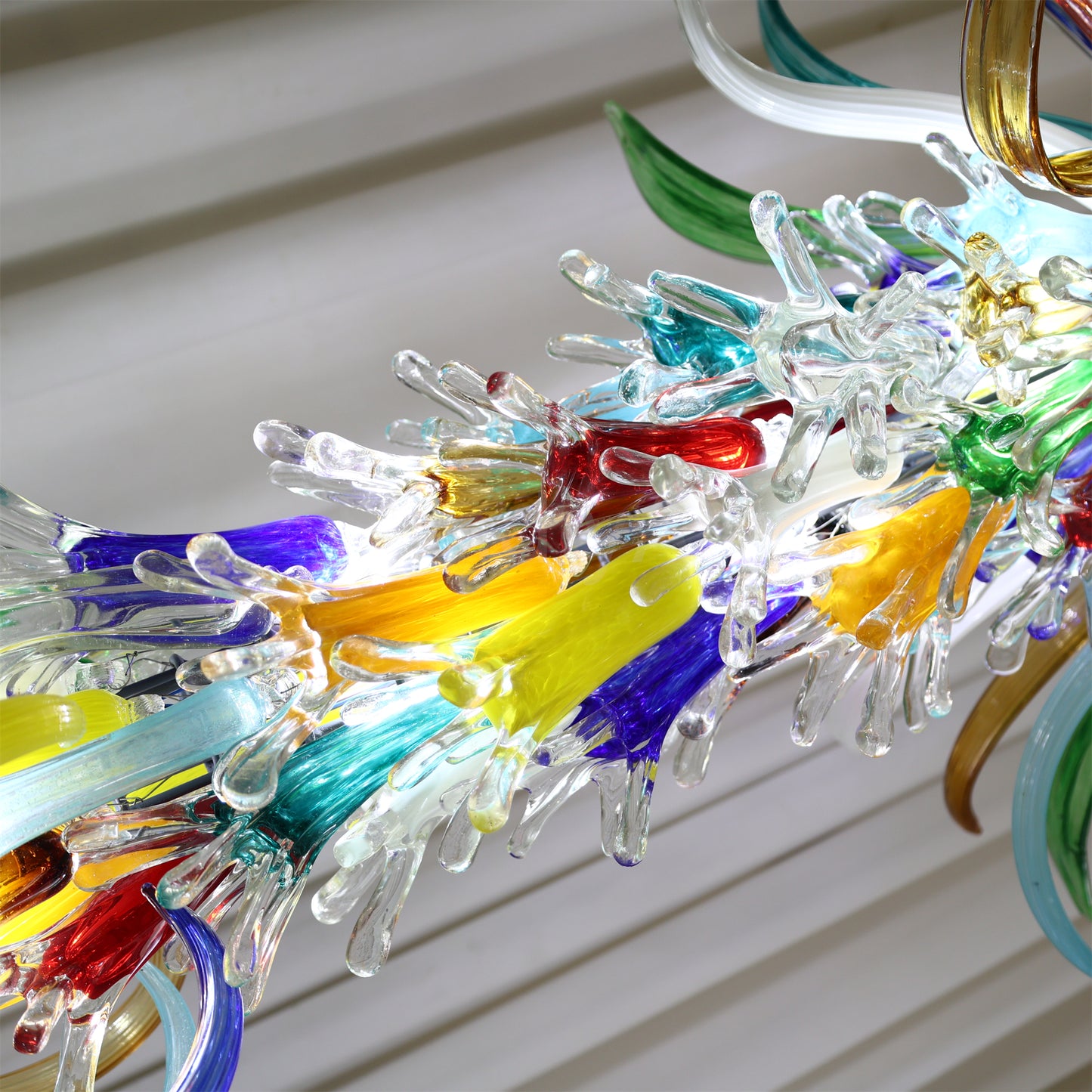 Indoor floor lighting blown glass sculpture decoration chihuly tyle