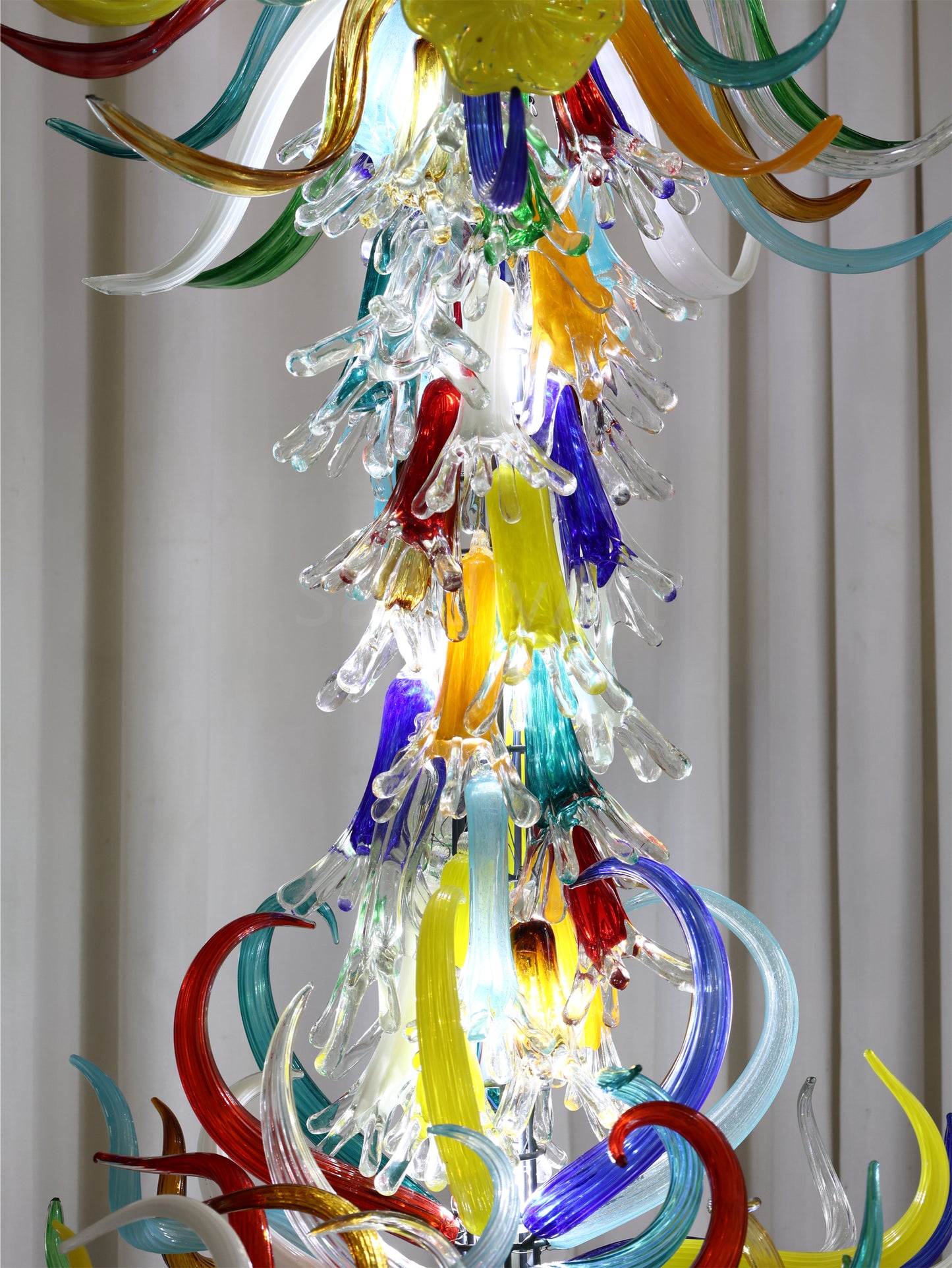 Indoor floor lighting blown glass sculpture decoration chihuly tyle