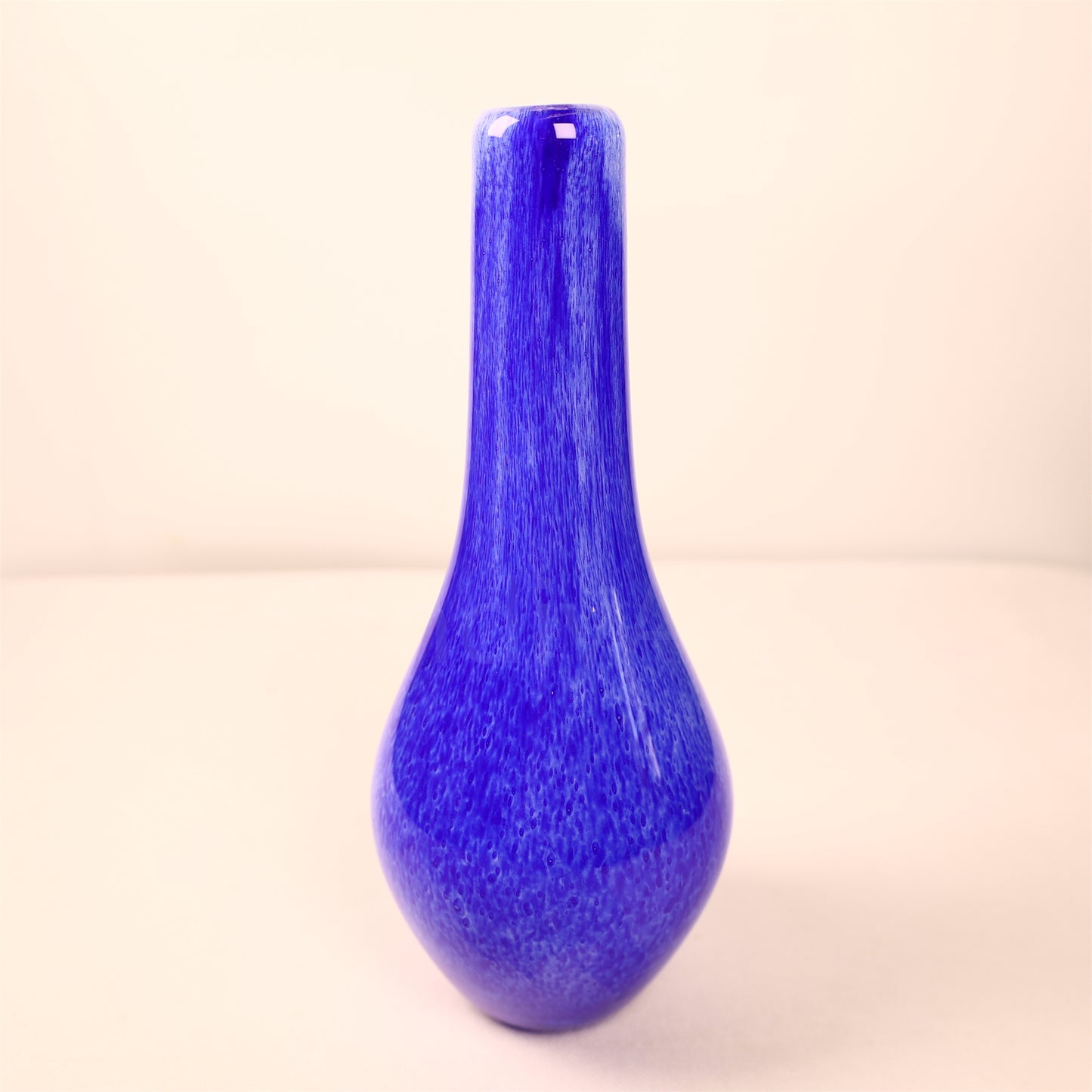 Blue color hand made murano glass vase festival holiday gift