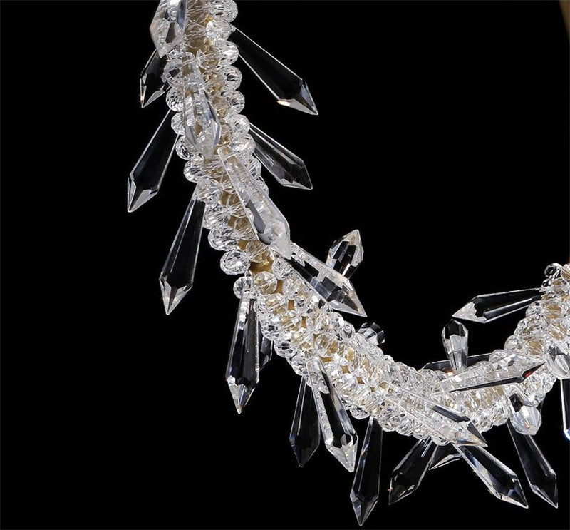 Luxury Circular Crystal Chandelier Creative Modern design