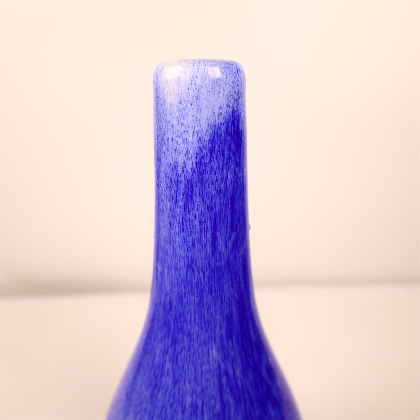 Blue color hand made murano glass vase festival holiday gift
