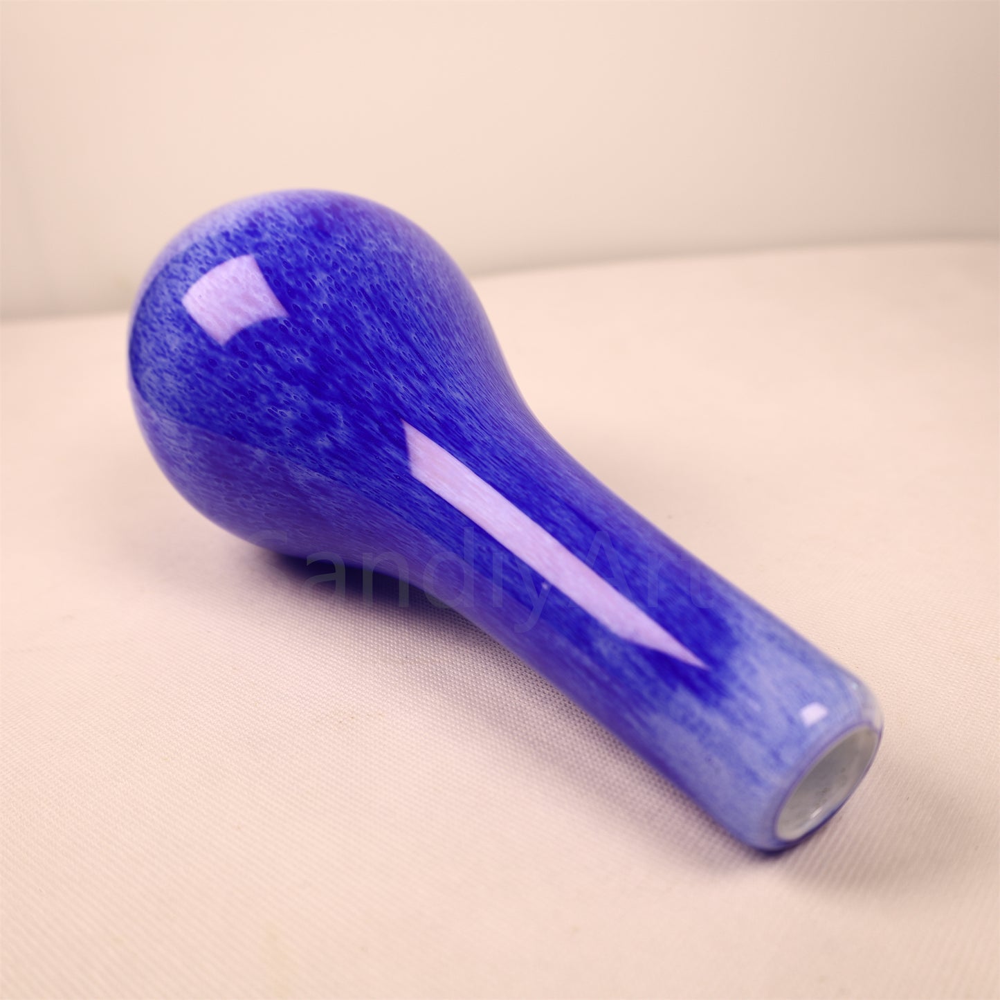 Blue color hand made murano glass vase festival holiday gift