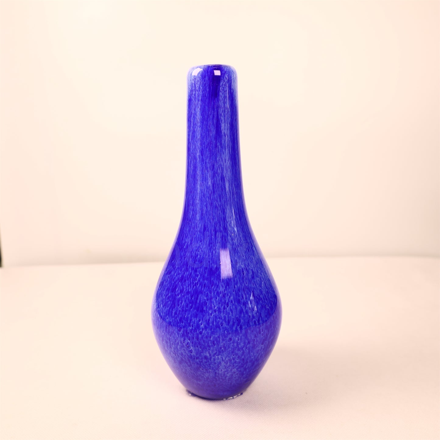 Blue color hand made murano glass vase festival holiday gift