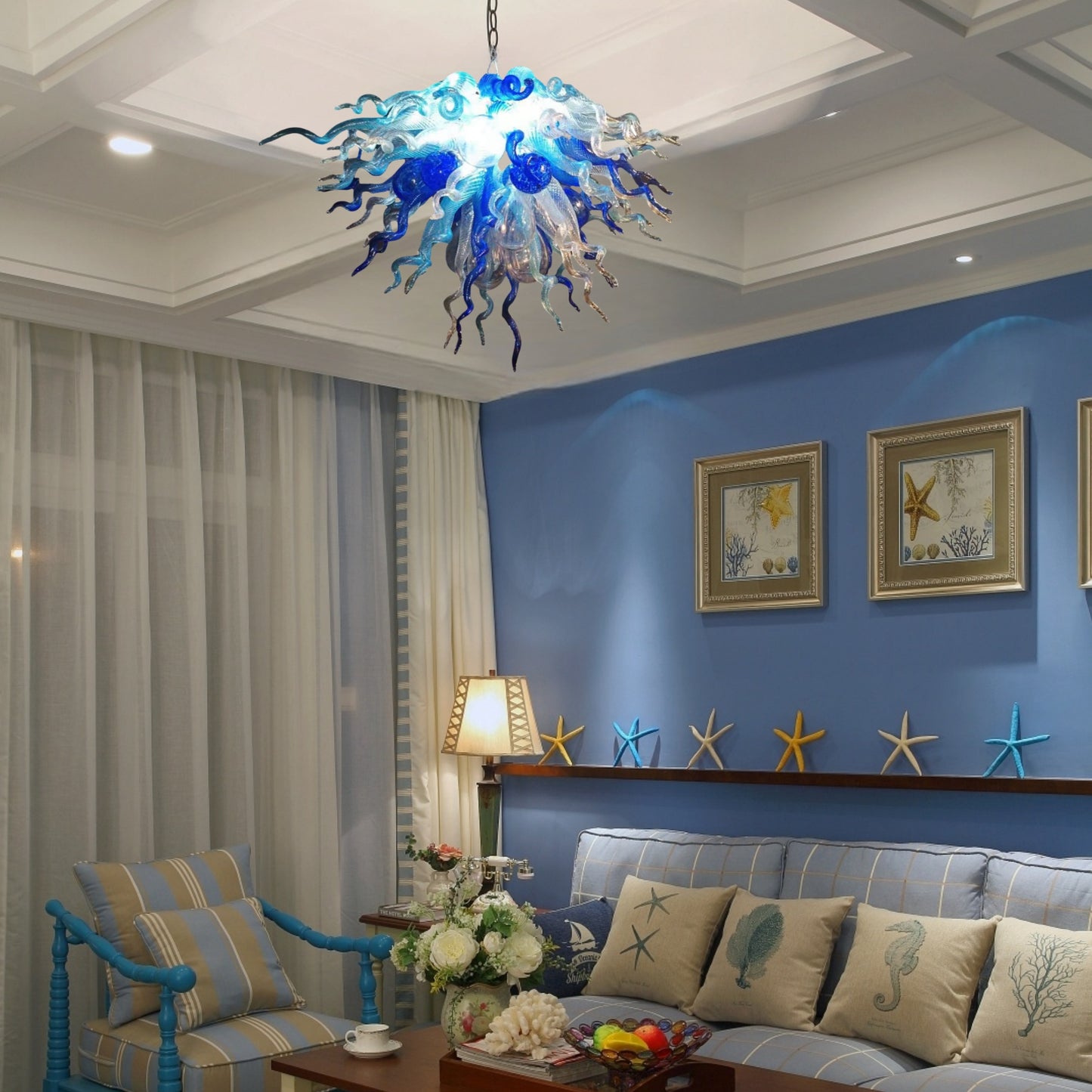 Hand blown DIY glass dale chihuly chandelier price