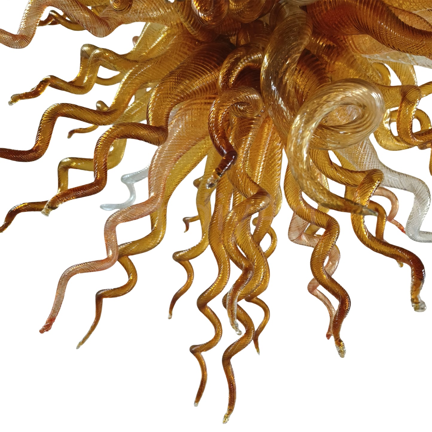 Luxury gold blown glass Artistic Pendant Light dining room decoration