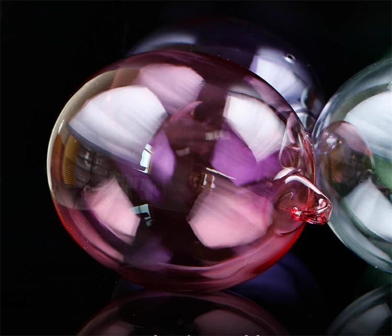 Colorful glass bubbles chandelier romantic design bring Happy mood