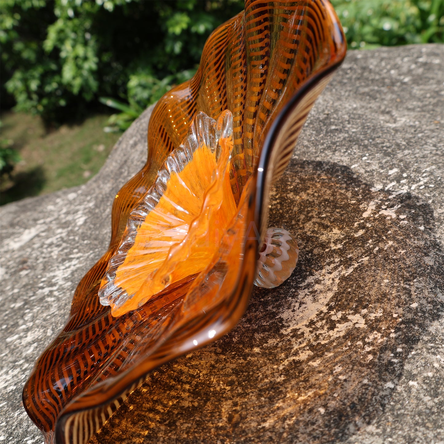 Home hotel wall decoration blown glass art flowers chihuly tyle collection