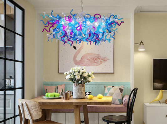 How to install assemble Chihuly style chandelier for your home, villa, hotel