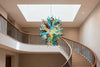 Custom Hand Blown Glass Chandelier