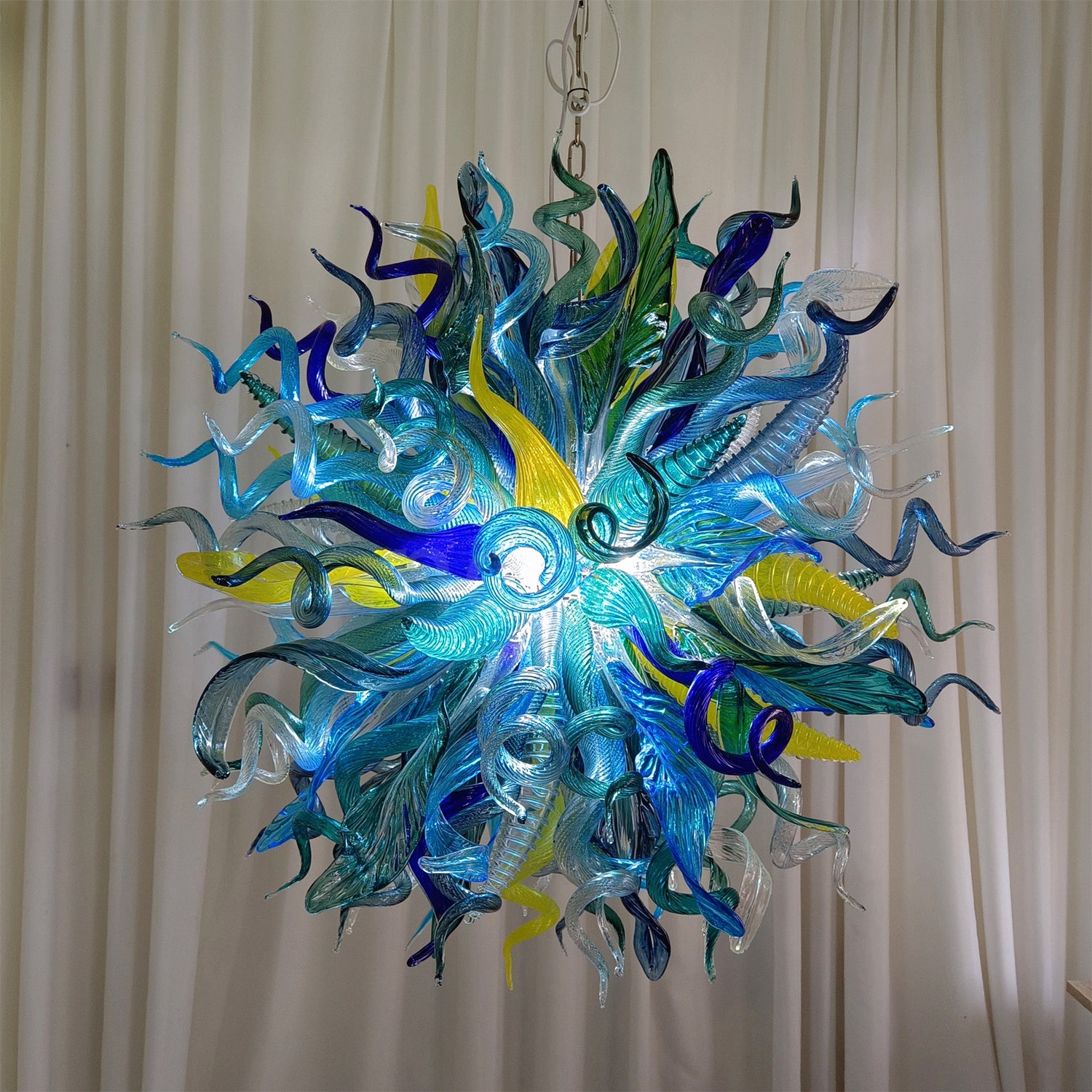 Chihuly style chandelier