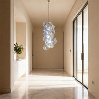 blown glass bubbles chandelier