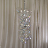 blown glass bubbles chandelier