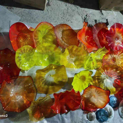 Big hotel project glass chandelier flower modern style custom design