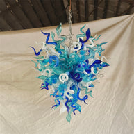 Hand made DIY blown glass chandelier lighting modern design