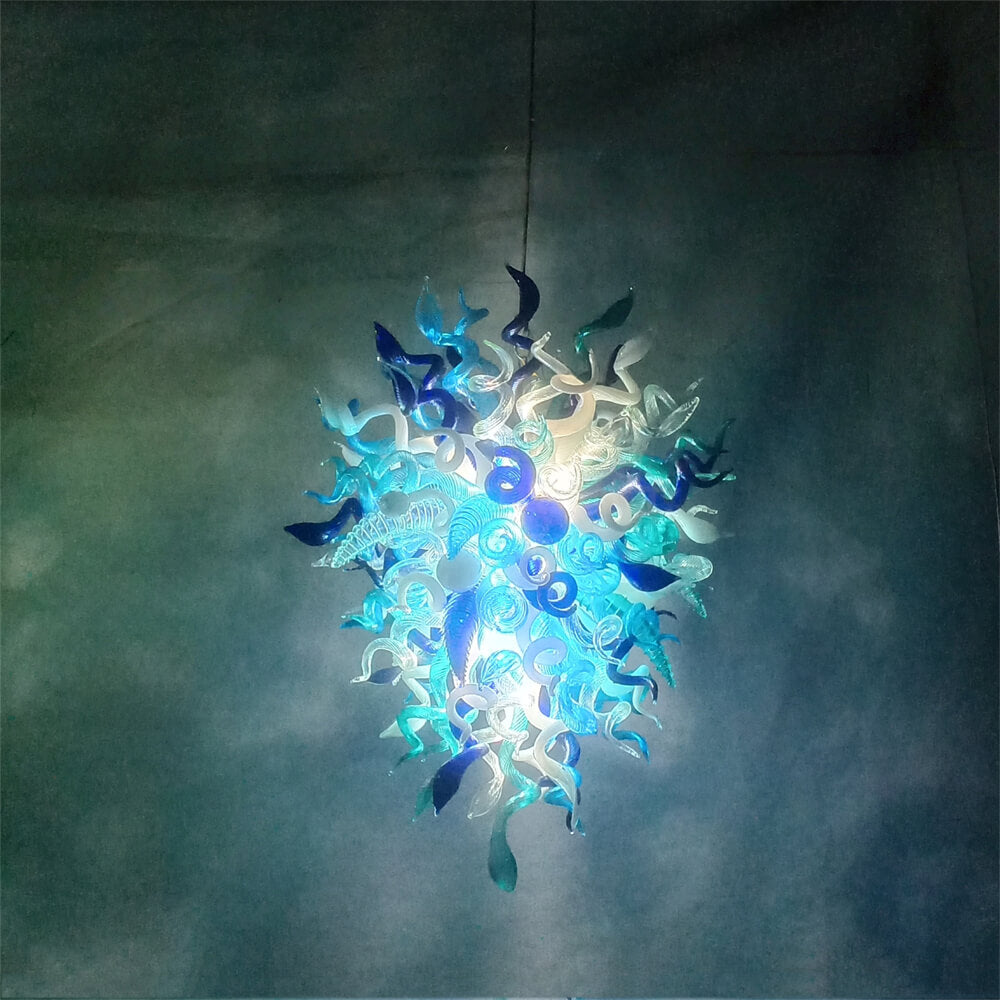 Hand made DIY blown glass chandelier lighting modern design