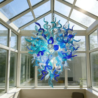 Hand made DIY blown glass chandelier lighting modern design