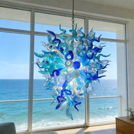 Hand made DIY blown glass chandelier lighting modern design