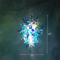 Hand made DIY blown glass chandelier lighting modern design