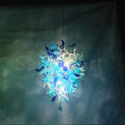 Hand made DIY blown glass chandelier lighting modern design