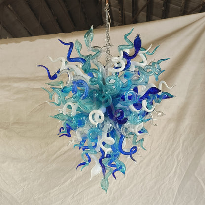 Hand made DIY blown glass chandelier lighting modern design