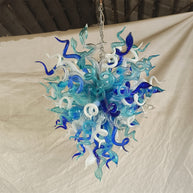 Hand made DIY blown glass chandelier lighting modern design