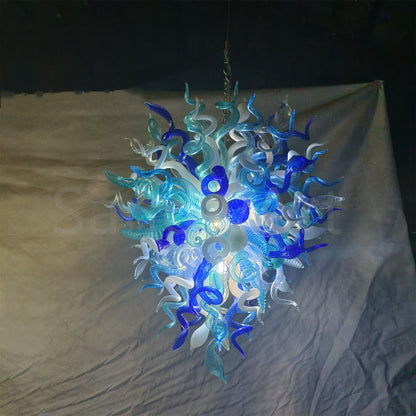 Hand made DIY blown glass chandelier lighting modern design