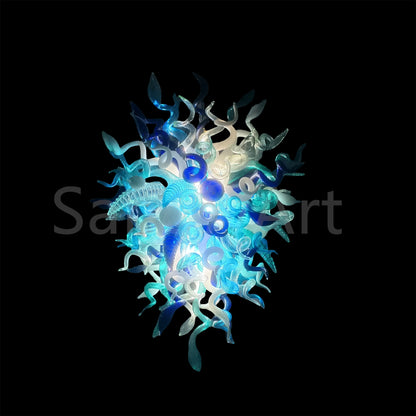 Hand made DIY blown glass chandelier lighting modern design