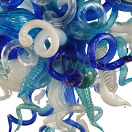 Hand made DIY blown glass chandelier lighting modern design
