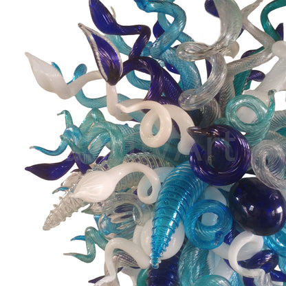 Hand made DIY blown glass chandelier lighting modern design