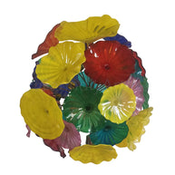 China manufacturer blown glass floral glass chandelier