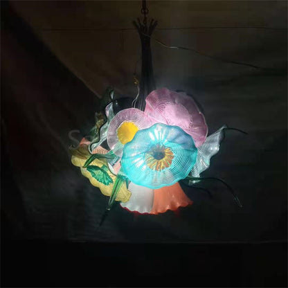 The one and only hand made murano glass bouquet chandelier dining room decoration