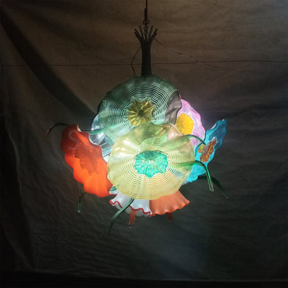 The one and only hand made murano glass bouquet chandelier dining room decoration