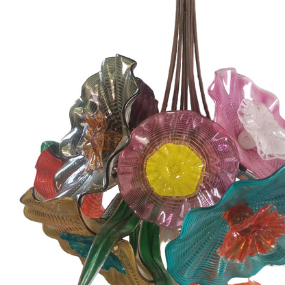 The one and only hand made murano glass bouquet chandelier dining room decoration