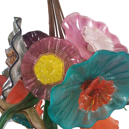 The one and only hand made murano glass bouquet chandelier dining room decoration