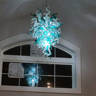 High quality hand blown art glass chandelier custom original color