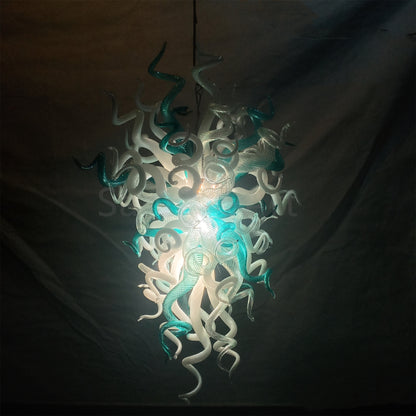High quality hand blown art glass chandelier custom original color