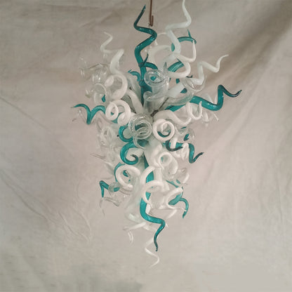 High quality hand blown art glass chandelier custom original color