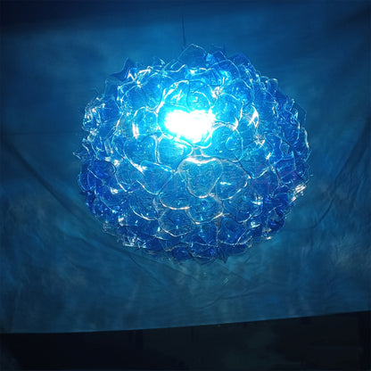 120cm DIY hand made blowing glass antique floral chandelier