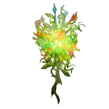 Colored glaze chandelier custom design from China factory