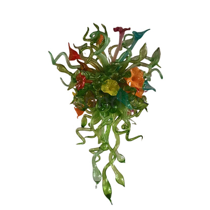 Colored glaze chandelier custom design from China factory
