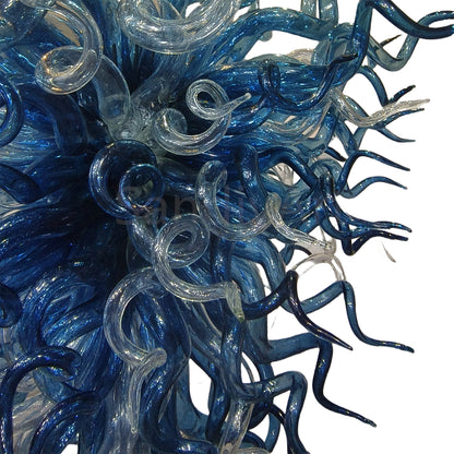 Staircase lighting decoration blown glass art hand made custom color