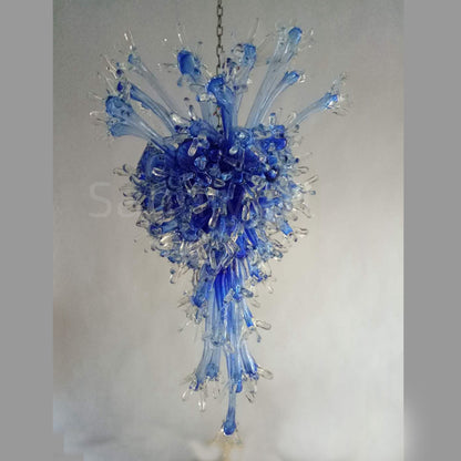 Famous art modern design Blown glass snowflake chandelier lighting
