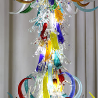 Indoor floor lighting blown glass sculpture decoration chihuly tyle