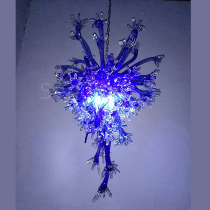 Famous art modern design Blown glass snowflake chandelier lighting