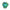 Natural shape and green color blown art glass lighting for home decoration