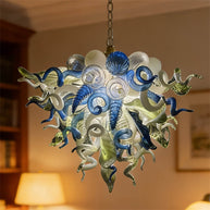 Pupular Hand made DIY blown art glass modern chandelier lighting