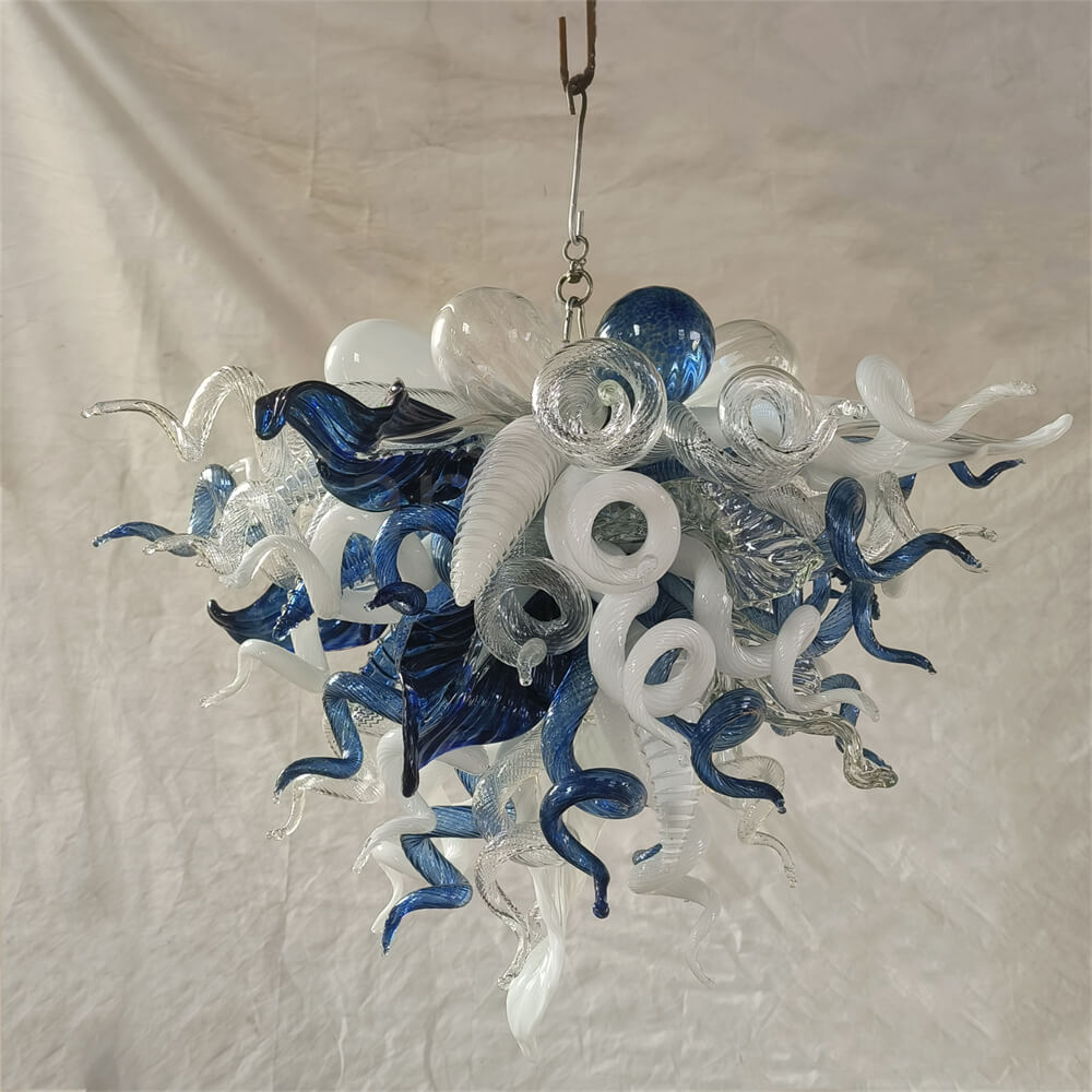Pupular Hand made DIY blown art glass modern chandelier lighting
