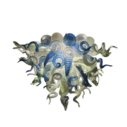 Pupular Hand made DIY blown art glass modern chandelier lighting
