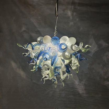 Pupular Hand made DIY blown art glass modern chandelier lighting